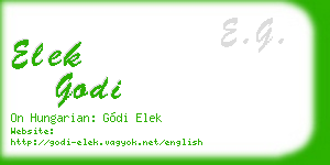 elek godi business card