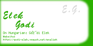 elek godi business card